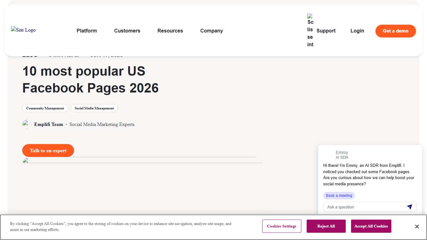 10 Most Popular US Facebook Pages 2026