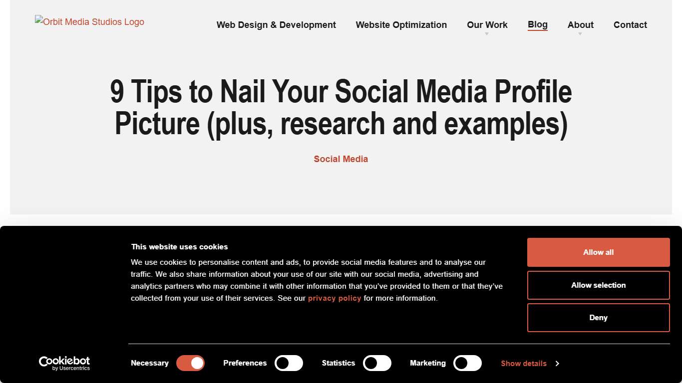 9 Tips to Nail Your Social Media Profile Picture (with research and examples)